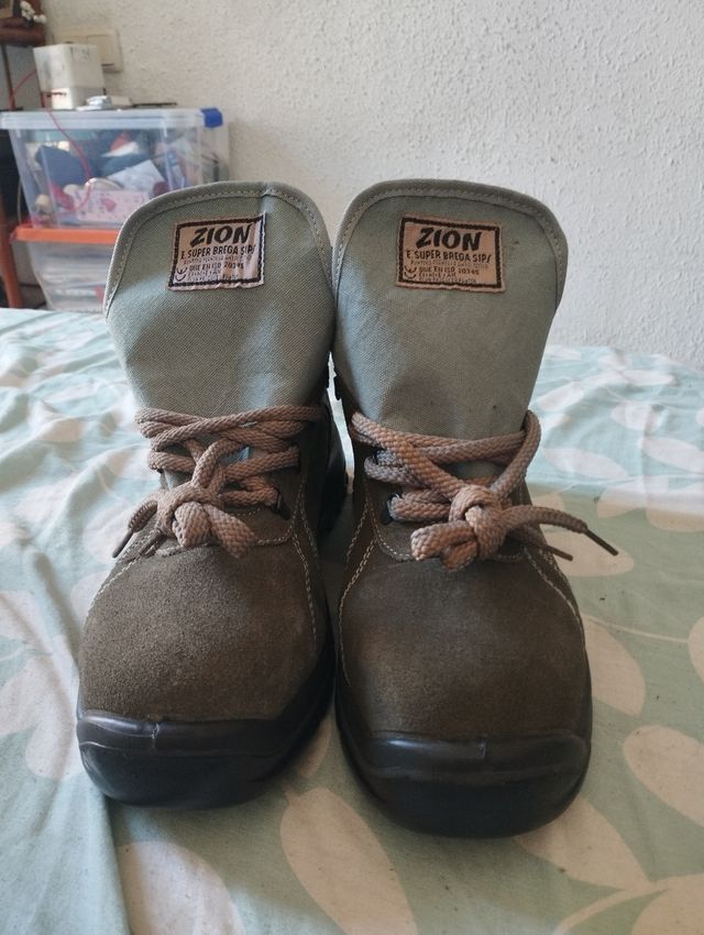 Botas trabajo Zion - Gris/Verde