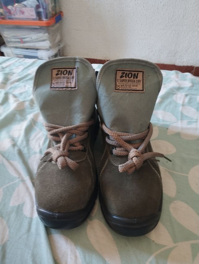 Botas trabajo Zion - Gris/Verde