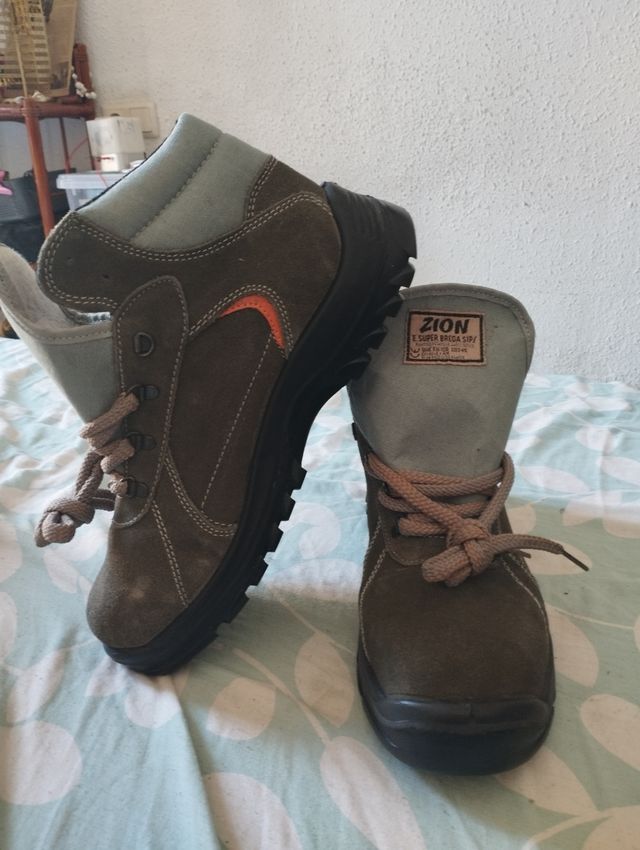 Botas trabajo Zion - Gris/Verde
