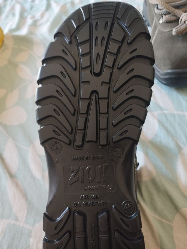 Botas trabajo Zion - Gris/Verde