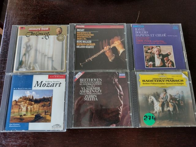 6 CD Musica ClassicaMozart, Beethoven, Radetzky