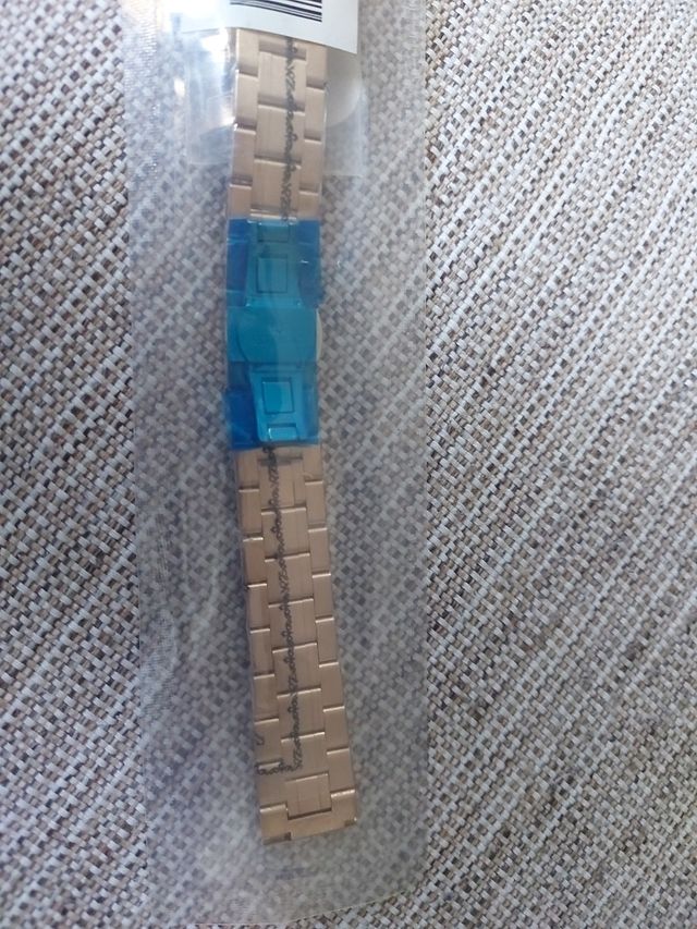 Correa reloj metal dorada 18mm