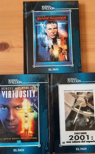 3 DVD Sci-Fi: Blade Runner, 2001, Virtuosity