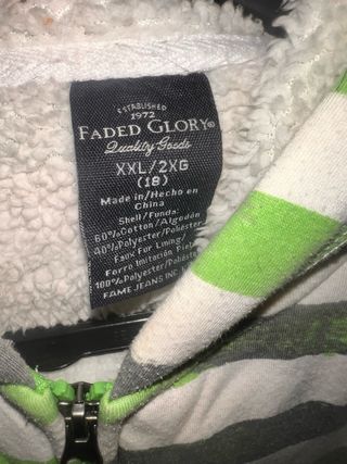 Sudadera cebra verde-blanca