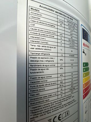 Calentador Johnson - Blanco