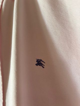 Camisa lisa rosa de Burberry
