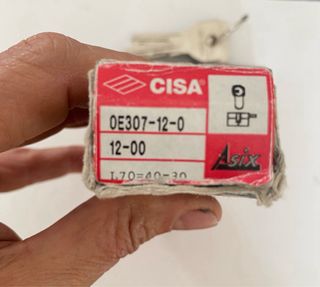 Cilindro porta cisa: 3 chiavi