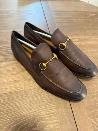 Mocasines Gucci Jordaan Marrones