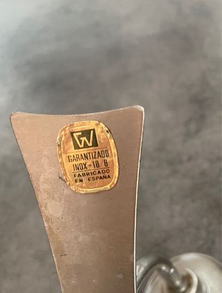 Candelabros de inoxidable antiguos