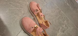 Sandalias plataforma rosa -talla 38