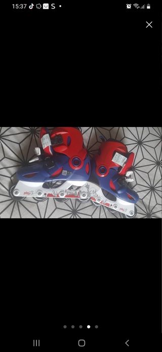 Patines Oxelo Play 3 - Rojo-Azul