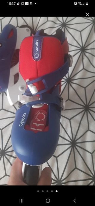 Patines Oxelo Play 3 - Rojo-Azul