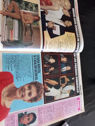 Lote 4 revistas interviu 1983/1982