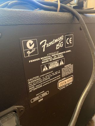 Amplificador guitarra FENDER