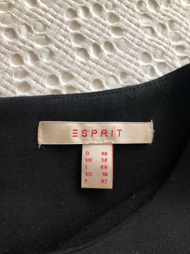 Vestido negro ESPIRIT - Talla M
