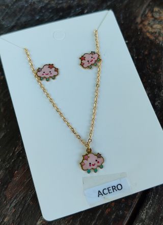 Conjunto Joyería Niña acero