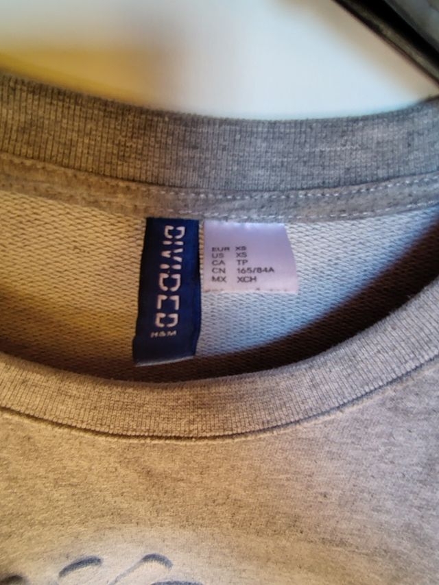 Felpa grigia H&M tg.S