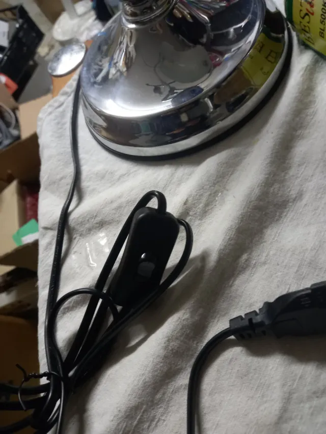 Lampada da scrivania Churchill - metallo, argento