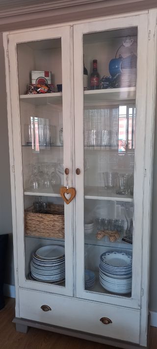 VITRINA MADERA MACIZA DE PINO IKEA