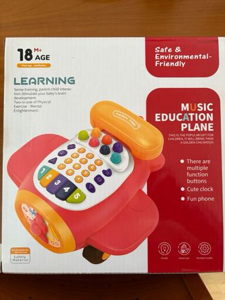 Avión educativo musical