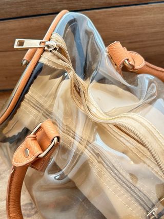 Bolso transparente nude