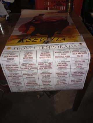 Cartel Taurino Sevilla 1990