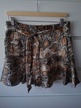 Falda pantalón Zara - Falda corta estampada