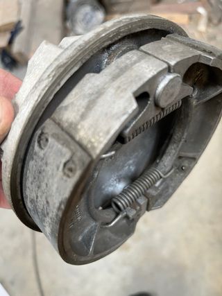 Rueda moto clásica Ossa