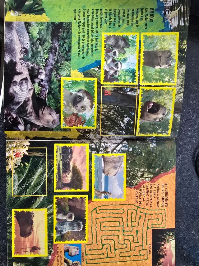 Álbum Dinosaurio Disney - Incompleto