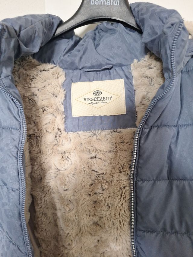 Gilet Violeta by Mango grigio - con pelliccia