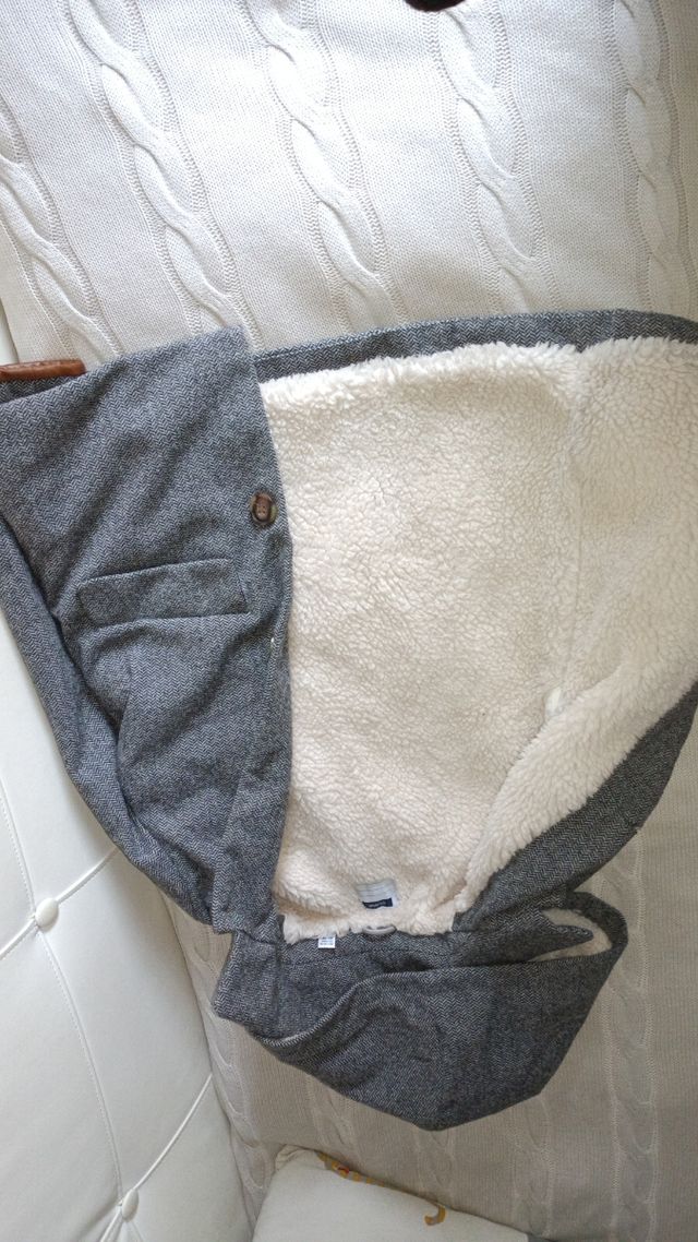 Abrigo gris niño 8A/128cm