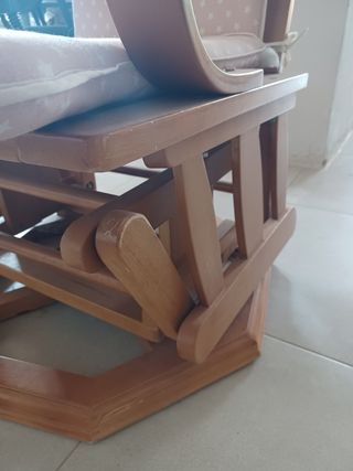 Hamaca mecedora madera marrón