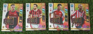 Lote de 4 Cromos Fluo FIFA 365 Adrenalyn XL 2025