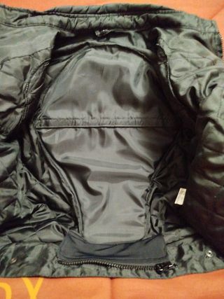 Chaqueta moto verano negra