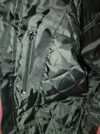 Chaqueta moto verano negra