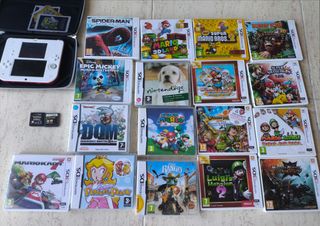 Lote Nintendo 2DS + 46 juegos