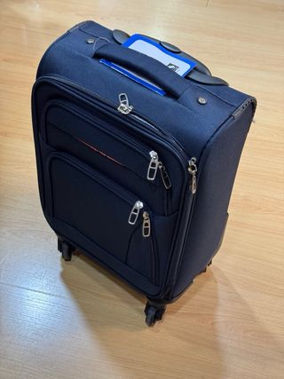 Maleta cabina azul 51x19x33cm