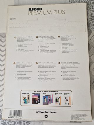 Lote papel fotográfico