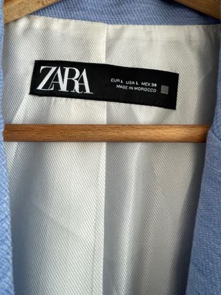 Blazer Zara azul