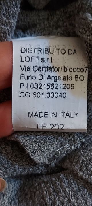 Maglioncino Uomo Grigio Tg.L