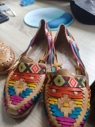 Sandalias artesanales mexicanas