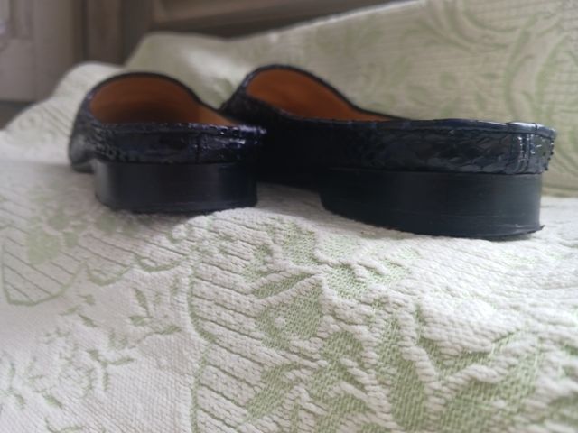 Sandali duccio Del Duca, pelle di pitone, 36