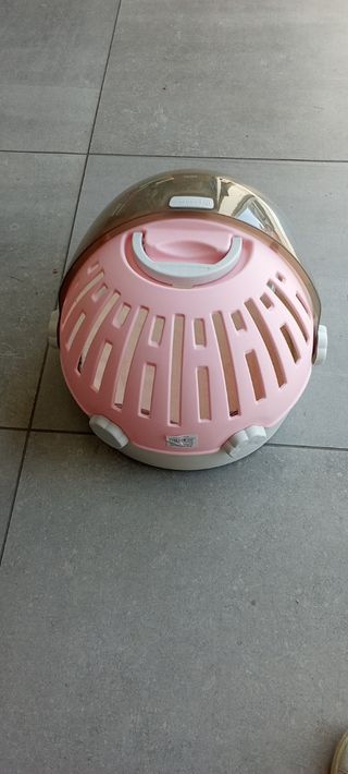 Zaino trasporto animali rosa