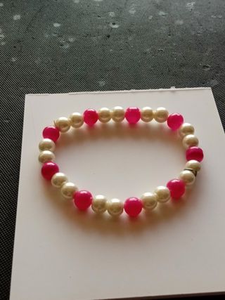 Collar fantasía mujer plata-negro más regalo 
