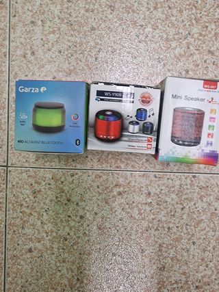 Altavoces Bluetooth pequeños Garza