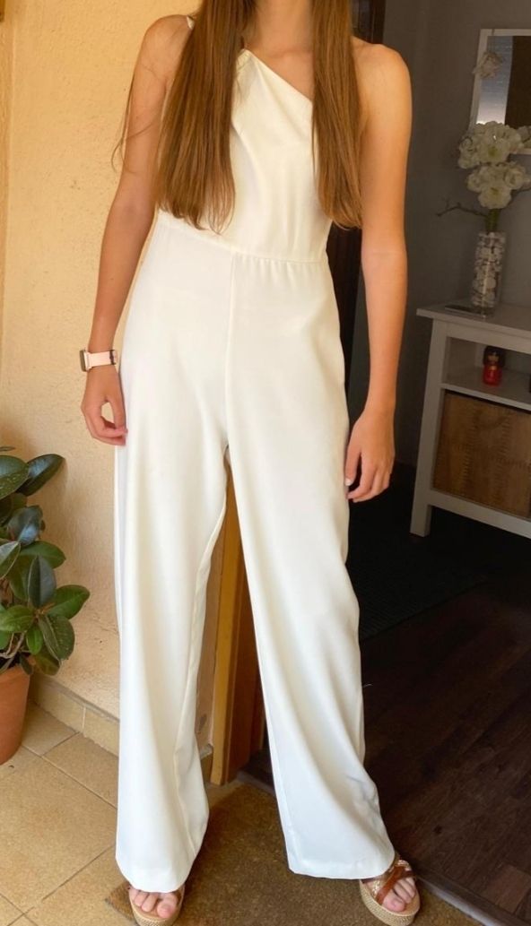 Mono blanco elegante - Talle único