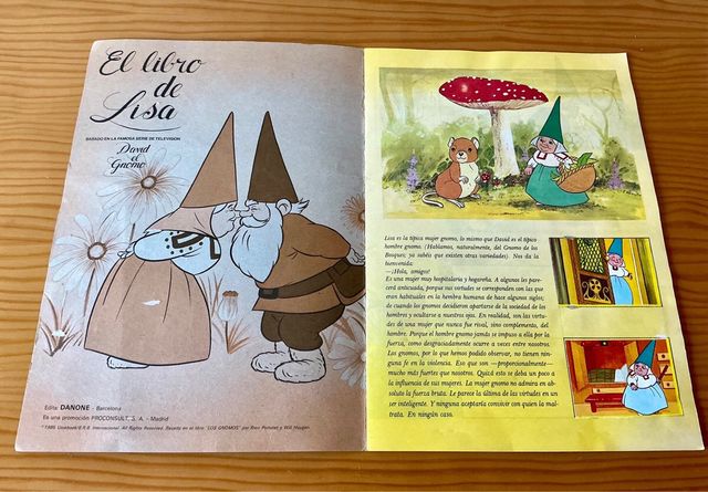 Álbum Libro Lisa - David el Gnomo Completo