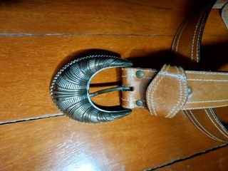 Cinturón piel marrón