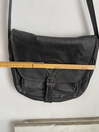 Bolso bandolera vintage negro