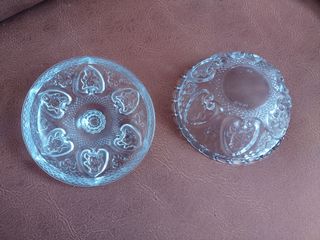 Azucarero cristal vintage